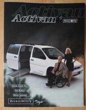 RICON ACTIVAN FORD WINDSTAR Conversion orig 1998 Brochure Catalog Prospekt