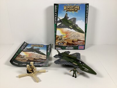 Mega Bloks 94410 Adventure Force Military Jet Fighter Missing