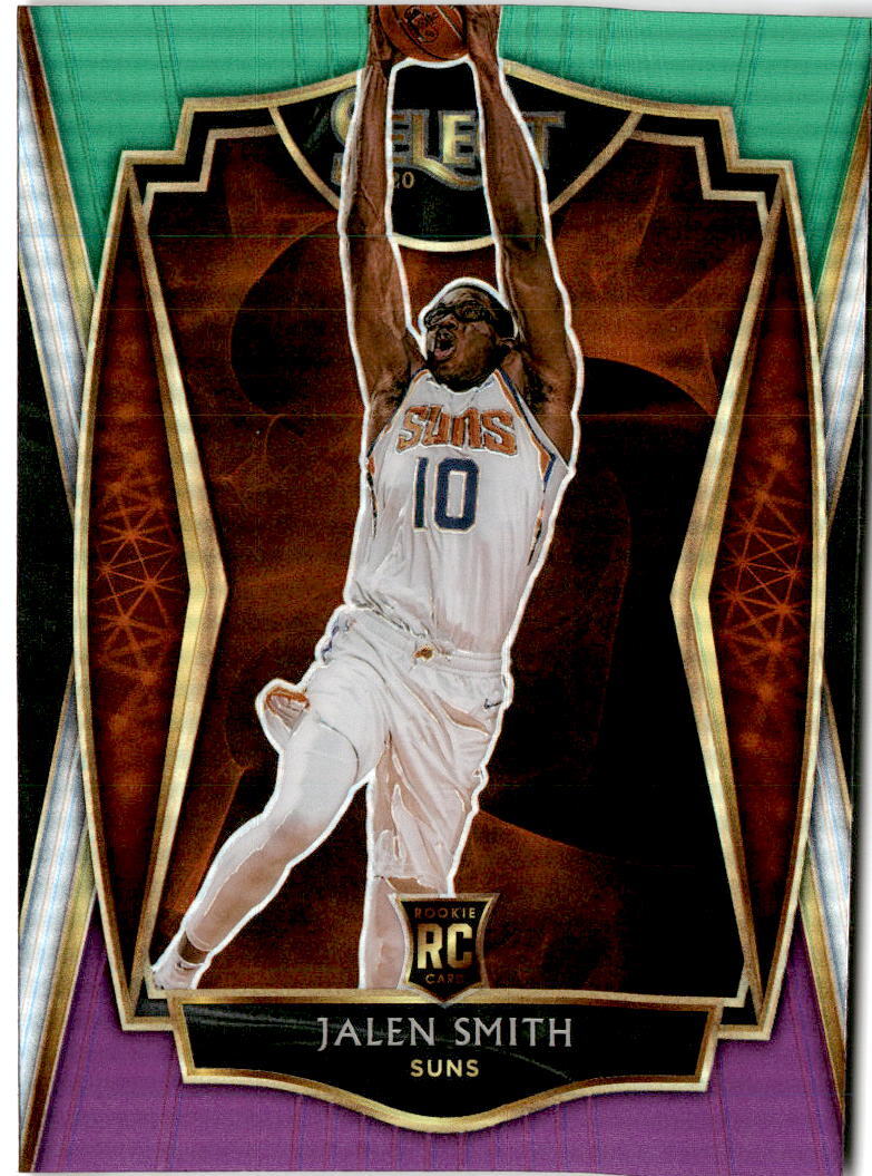 2020-21 Panini Select #188 Jalen Smith Green White Purple Phoenix Suns