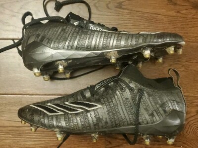 Adidas Mens Adizero 8.0 Three Stripe Life Soccer Cleats Black