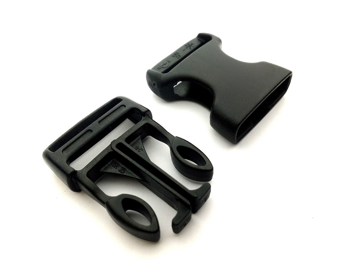 25mm plastic quick side release buckle clip. ITW FASTEX