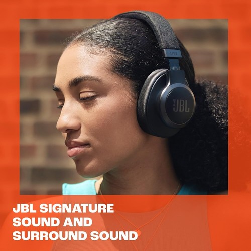 JBL LIVE 770 NC Wireless Over-Ear Bluetooth Kopfhörer | Weiß - Bild 4 von 9