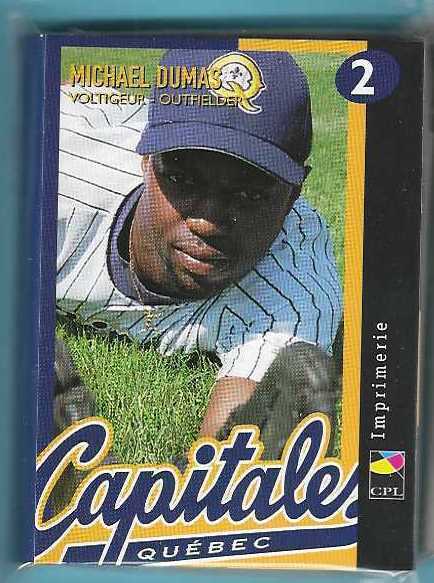 2000 QUEBEC CAPITALES TEAM SET 24 CARDS  NORTHERN LEAGUE NEW COMPLETE 
