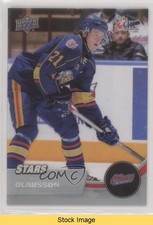 2021-22 Upper Deck CHL Stars Clear Cut Oskar Olausson #345 READ 8tn