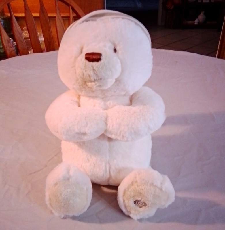 GUND Baby Goodnight Prayer Bear Musical Plush Teddy w/ Striped Sleeping Cap