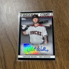 2020 Topps - Baseball Stars Autographs Christian Walker #BSA-CW Black /199 (AU)