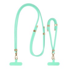 Adjustable Phone Crossbody Lanyard and Wrist Strap Lanyard Kit, Lake Blue