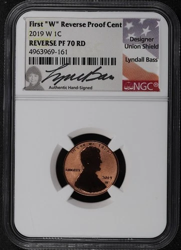 Photo of a 2019-W Lincoln Shield Cent Proof from an eBay listing that sold on Jul 16, 2026
