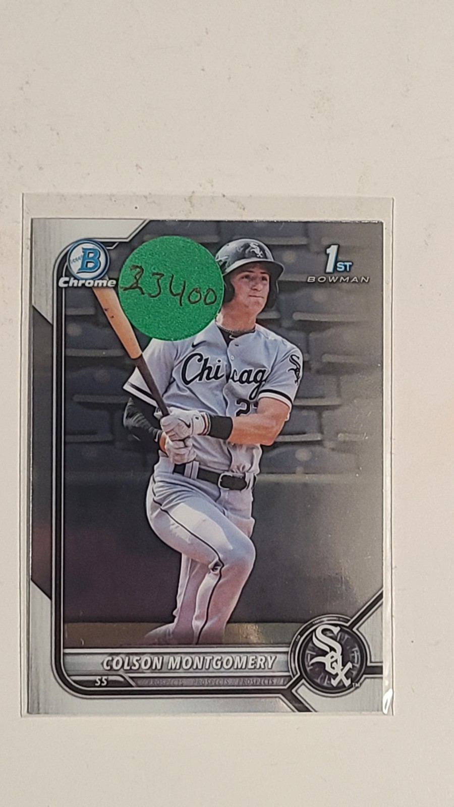 COLSON MONTGOMERY Baseball 2022 Bowman Chrome 1st Bowman RC White Sox # BCP-71