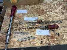 Vintage Stanley Yankee #31A  Screwdriver Drill  W/2BITS + 2  other screwdrivers