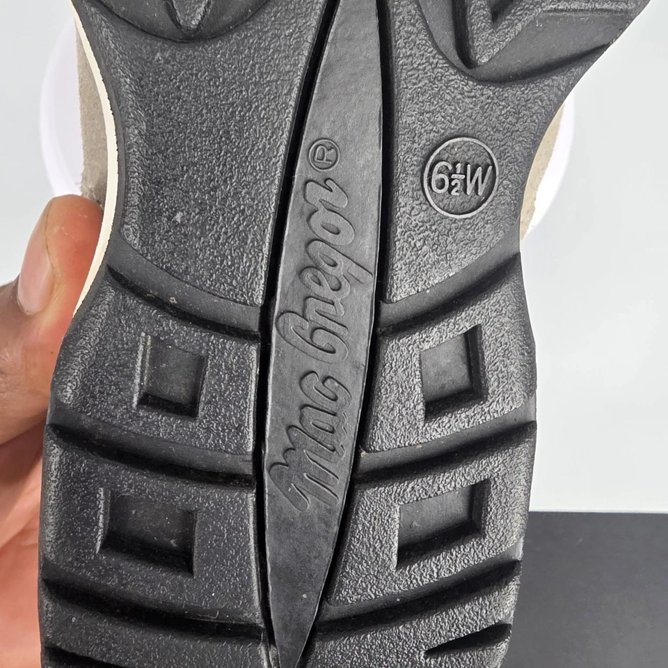 Zapatos para caminar MacGregor para hombre talla 6,5 W gris gamuza malla correas cómodos Foto 4 de 4