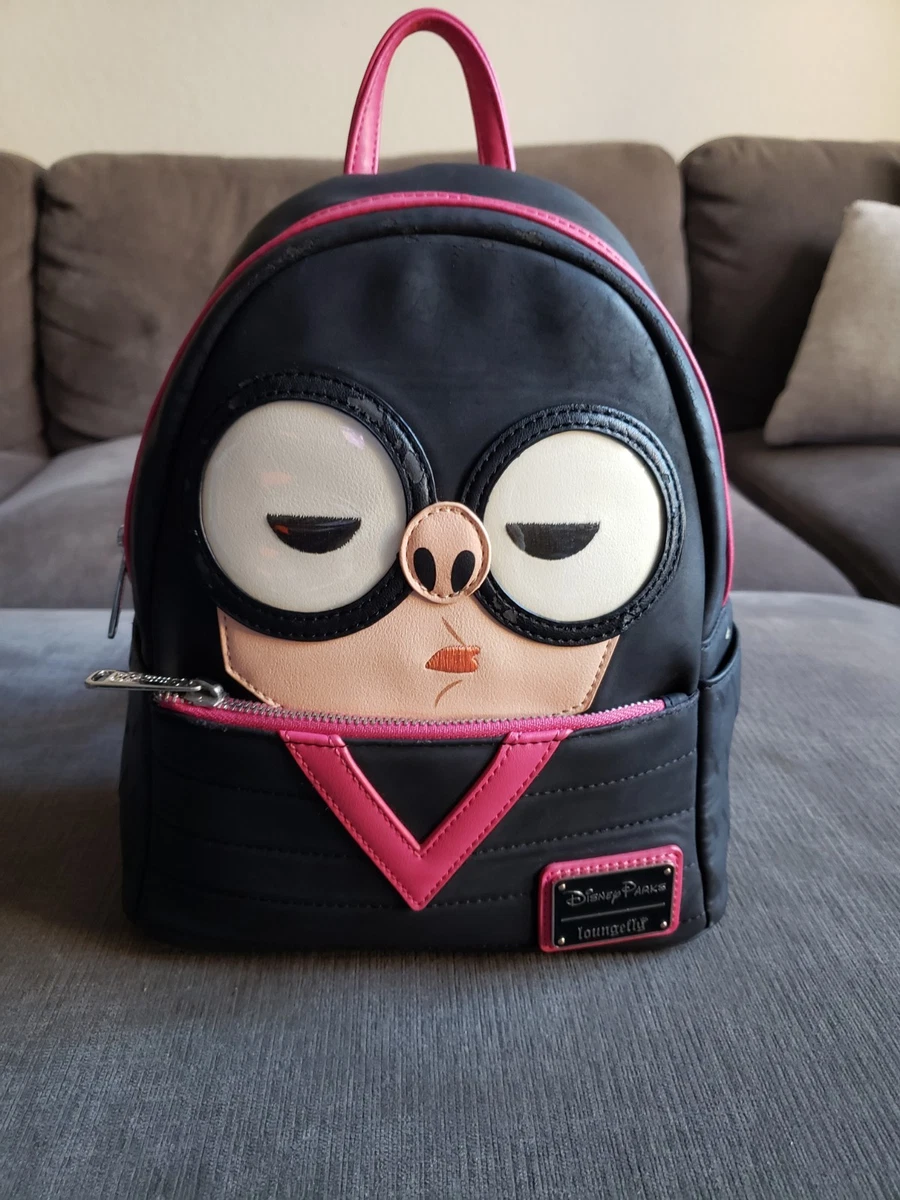 Loungefly NWT Disney Parks The Incredibles Backpack Absolutely Beautiful Purse! Loungefly Disney Parks Pixar Incredibles Logo Mini Backpack  main image 3