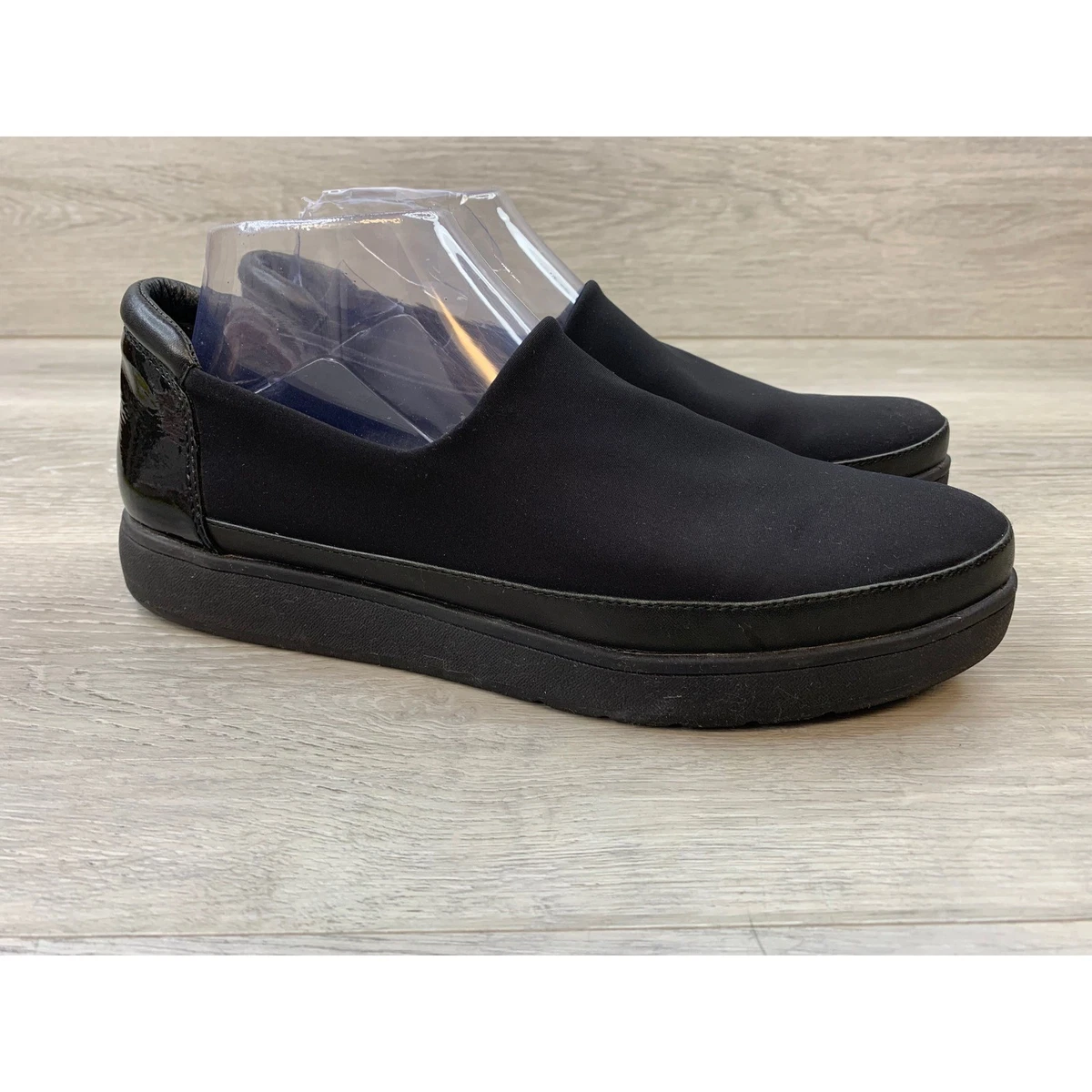 Donald Pliner Black Casha Crepe Slip On Loafer Shoe Size Men\'s 8.5 / Women\'s 10 Amazon.com | Donald Pliner Women main image 3