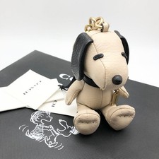 COACH x PEANUTS Collaboration Popular Bag Charm Snoopy