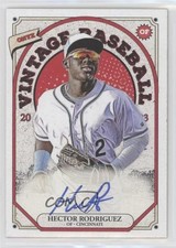 2023 Onyx Vintage Auto Blue Ink Hector Rodriguez #VAHR Auto 0j81