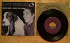 45 7" U.K. SP ELVIS PRESLEY HOUND DOG RCA VICTOR POP-249