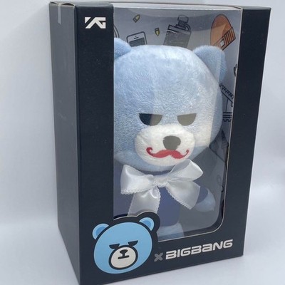 KRUNK x BIGBANG Official YG Bear Plush toy T.O.P Version Blue DOOM