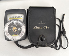 Vintage Gossen Luna Pro Photography Light Meter w/ Case West Germany Untested