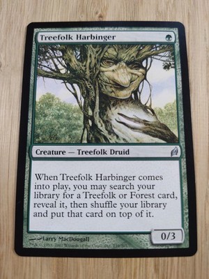Treefolk Harbinger (NM), ENG, Lorwyn 2007, Magic MTG 1