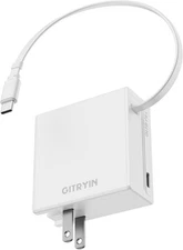 Gitryin USB C 65W+18W Type-C Cord Retractable Fast Charger, for iPhone 16/15/Mac