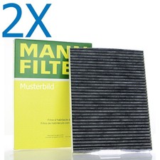 2x Mann-Filter Innenraumfilter Pollenfilter Filter Innenraumluft CUK 25 012