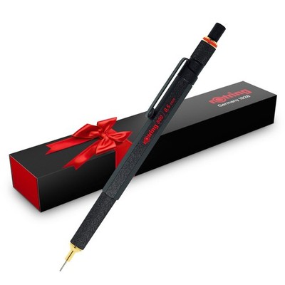 rOtring 800 Retractable Metal Mechanical Pencil, 0.5mm, Black | eBay