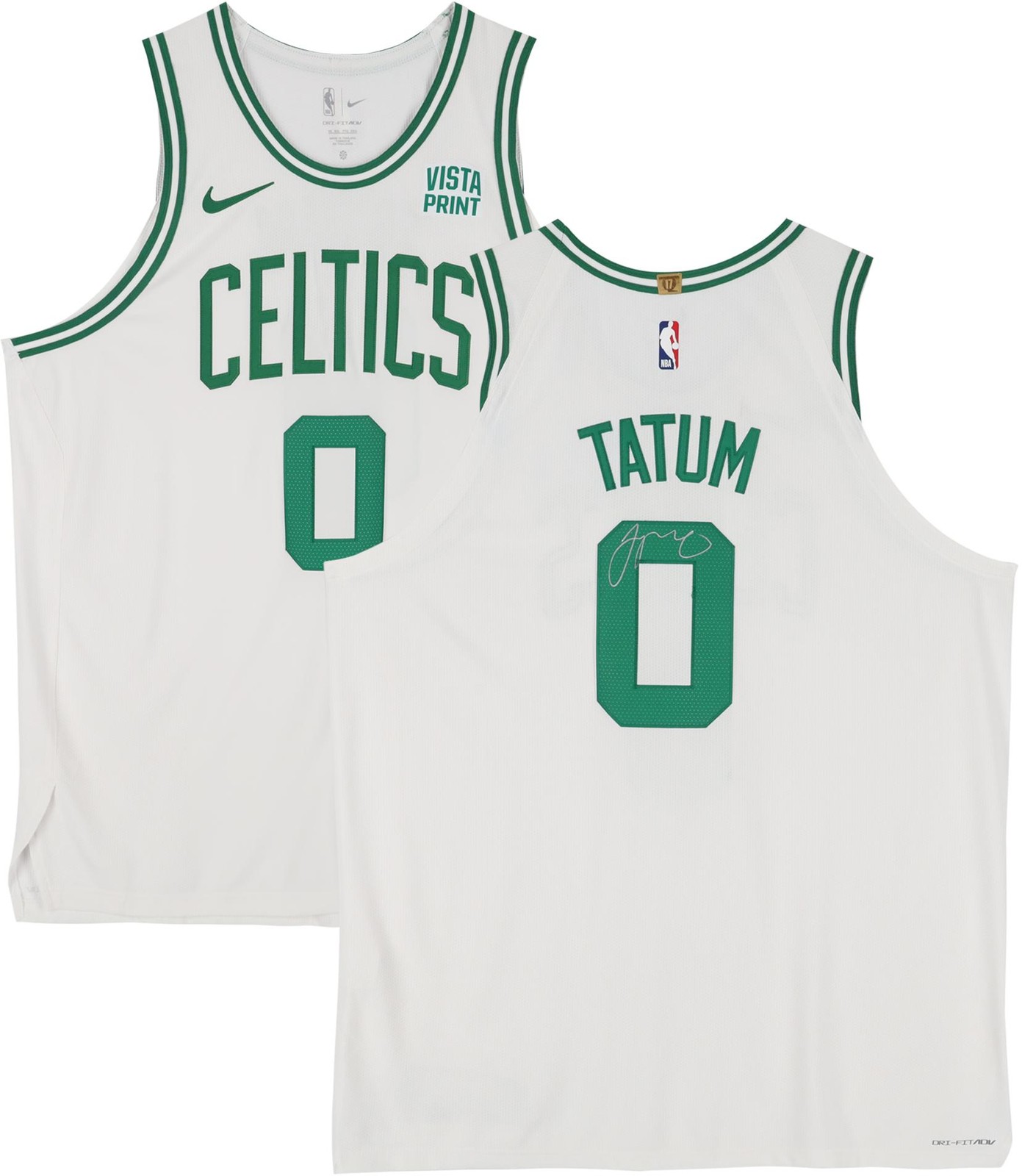 Jayson Tatum Autographed Signed Boston Celtics Celtics Nike Association Authentic Jersey with Sponsor Patch 