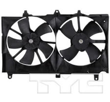 Engine Radiator Condenser Cooling Fan Assembly For Nissan 350Z Infiniti G35 3.5L