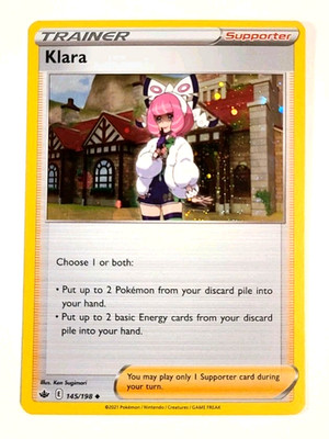 Klara - Cosmos Holo - 145/198 - Miscellaneous Cards & Products Chilling Reign_8