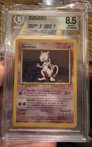 Mewtwo graded BGS 8.5 for sale on eBay