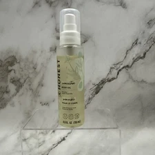 HONEST Organic Body Oil Sensitive Fragrance Free Avocado + Jojoba Seed Oils 4 oz