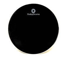 Dolby Drums 22&rdquo; 3-Ply MESH Low Volume Resonant or Batter Drumhead Black Head