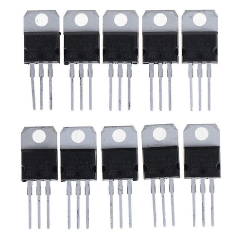 10pcs TIP142T Darlington Transistor NPN 100V 125W 10A TO-220 TIP142 ST - Picture 3 of 8