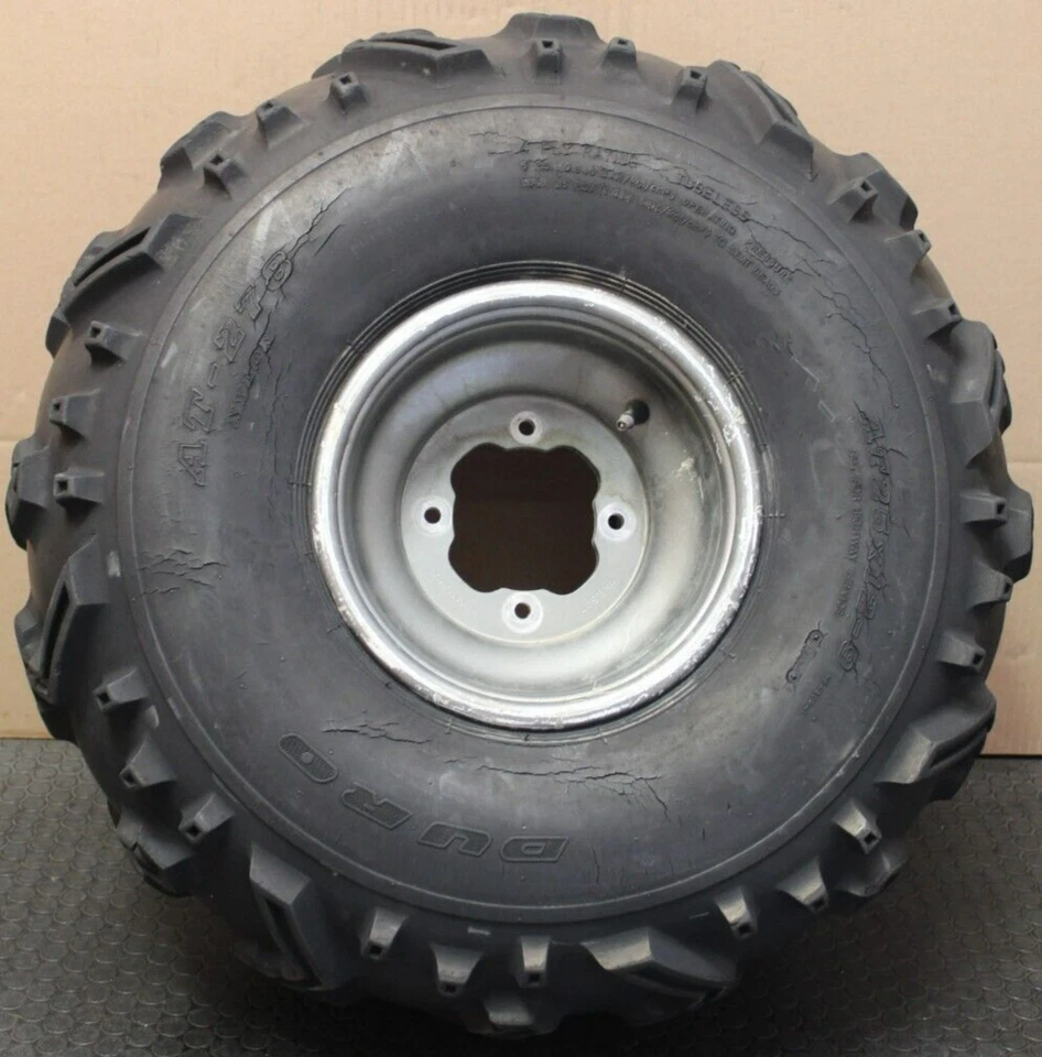 Genuine Yamaha 4x115 Rear Rims Wheels Rim Wheel Duro Rear Tires 25x12x9 BT1 Foto 3 de 4