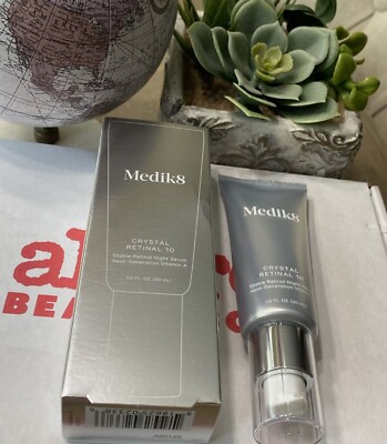 Medik8 Crystal Retinal 10 Night Serum 1oz 30ml Full Size New in Box