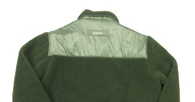 Barbour Men's Olive Green Axis Hi-Pile Fleece Jacket | eBay