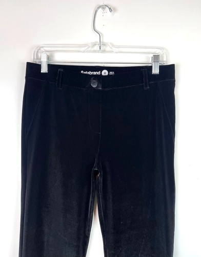 Betabrand Talla Mediana Clásico Bootcut Terciopelo Vestido Yoga Pantalones Negro - Imagen 3 de 7