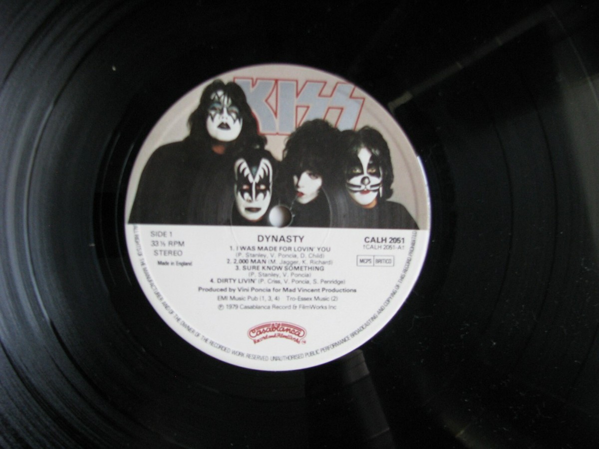 KISS-Dynasty LP-1979 UK-Casablanca-PYE Records-CALH 2051 | eBay