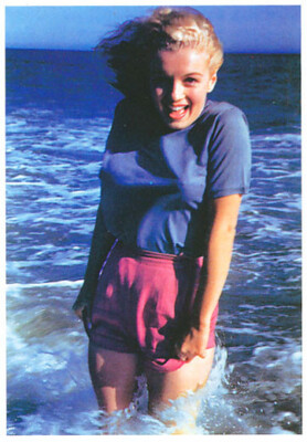Marilyn MONROE, Malibu 3, Postkarte, postcard