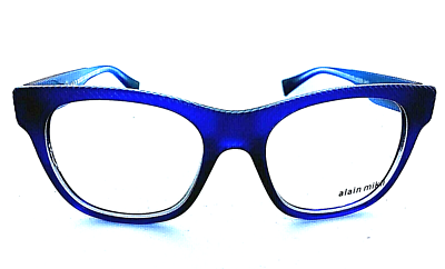New ALAIN MIKLI A3025 3413 Blue 51mm Women's Eyeglasses Frame New ALAIN MIKLI A3025 3413 Blue 51mm Women's Eyeglasses Frame