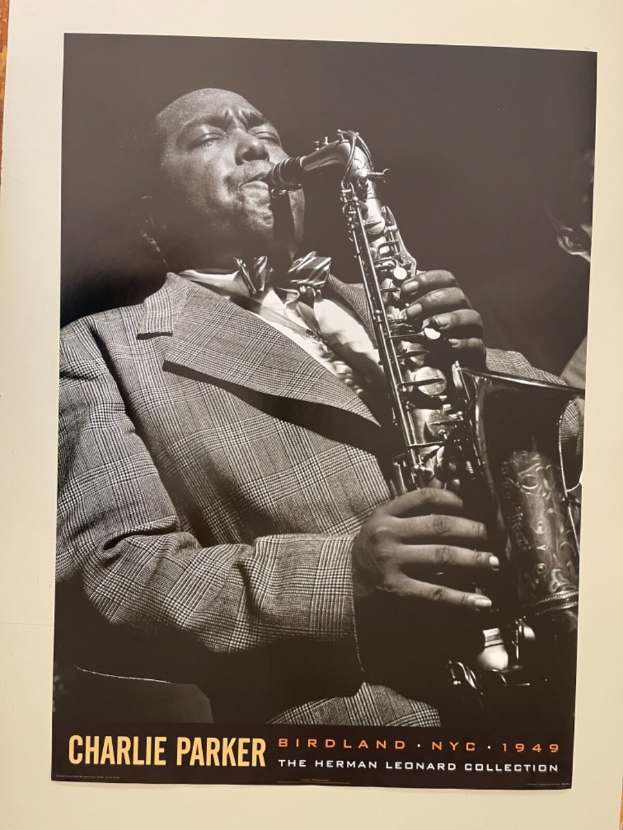CHARLIE PARKER, NYC,1949,JAZZ, PHOTO BY HERMAN LEONARD RARE