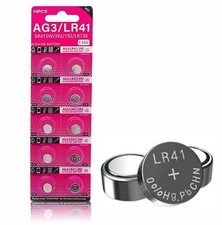 10PCS AG3 Coin Battery LR41 392 192 Button Cell Coin Alkaline Battery 1.55V S...