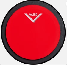 Vater Single-sided Soft Practice Pad 6 in. Red 6" Soft Practicing Surface