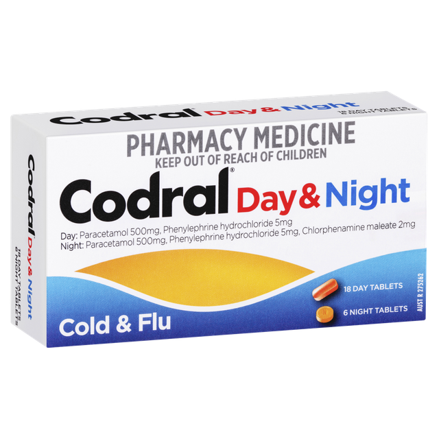 CODRAL Day And Night Cold Tablets 24 Count For Sale Online EBay