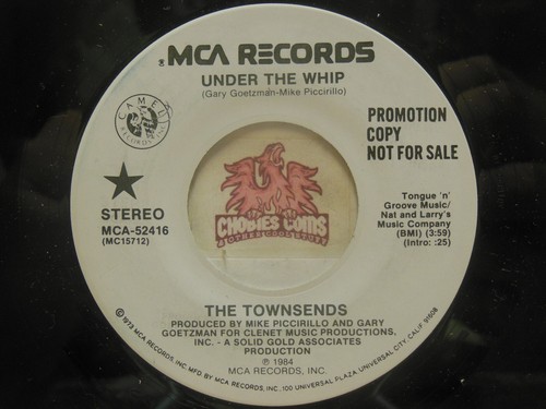 Promo! The Townsends – Under The Whip / Same, 45 RPM EX (HF) - 第 1/2 張圖片