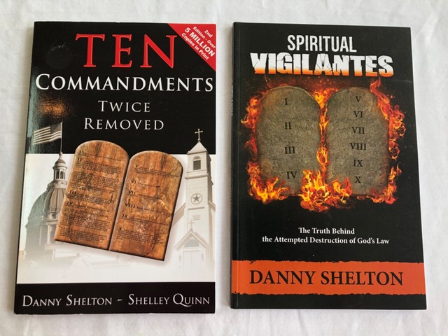 LOT 2 BOOKS BY DANNY SHELTON SPIRITUAL VIGILANTES TEN