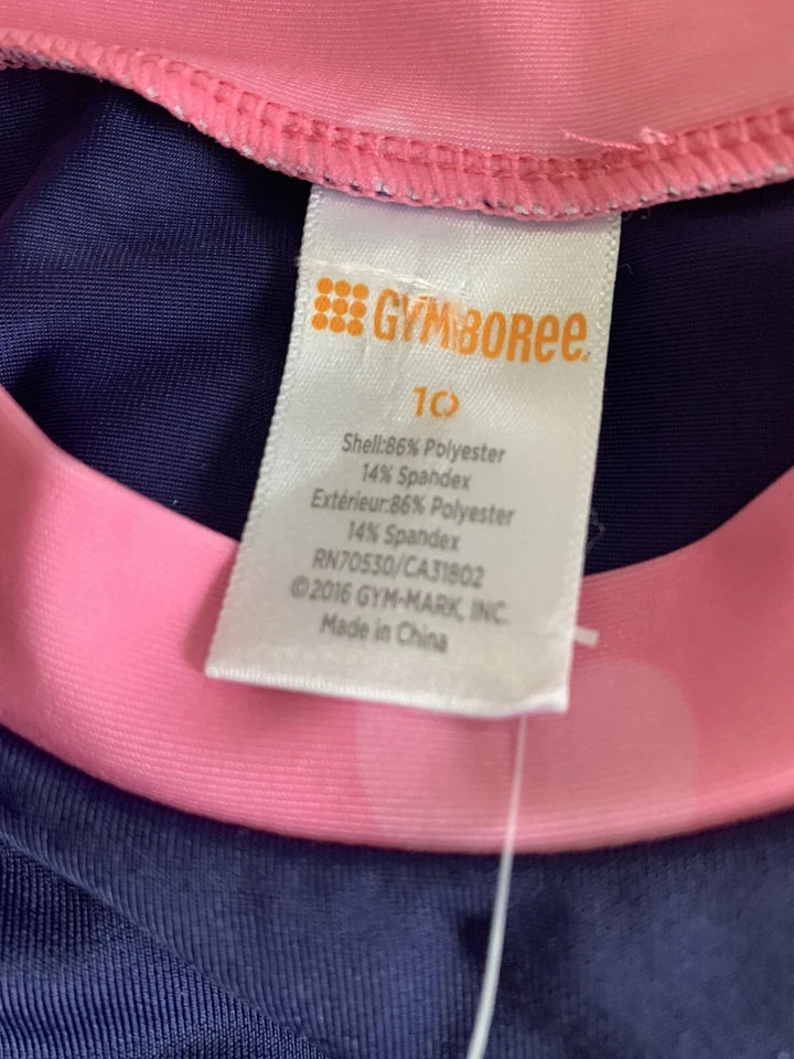 Top protector contra erupciones para niñas GYMBOREE azul rosa anclas náuticas talla 10 verano nuevo con etiquetas Foto 3 de 3