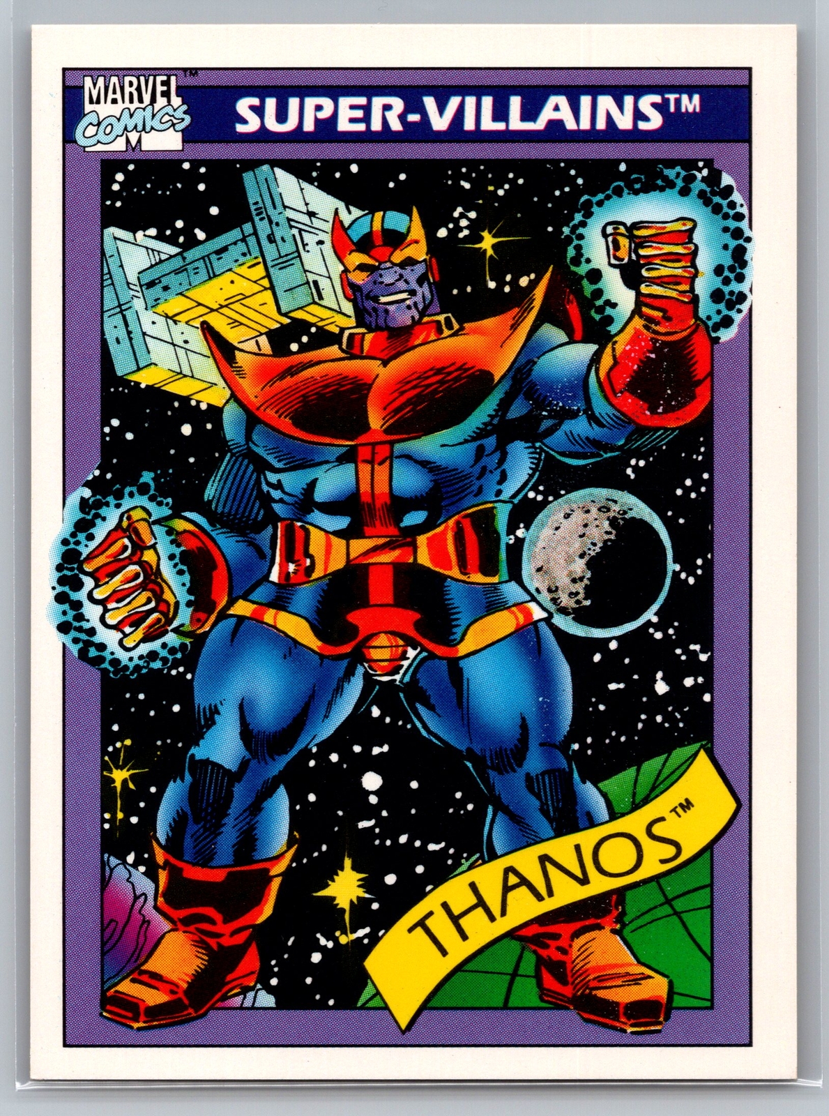 1990 Impel Marvel Universe #79 Thanos