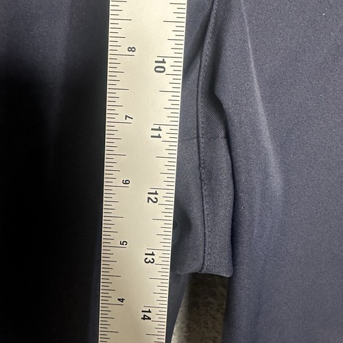 IZOD Golf Pants Mens Size 36x30 Navy Blue Flat Front Slim Fit Polyester Casual - Picture 9 of 12