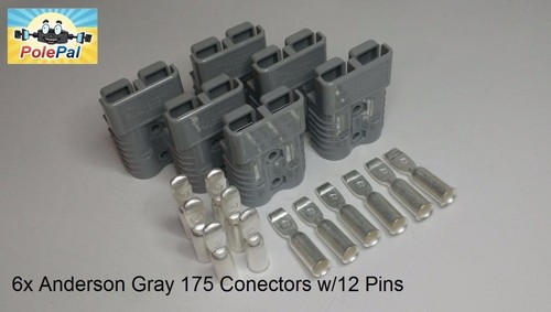 1/0 AWG Connector Housing Anderson Power Products SB175 Gray - Foto 2